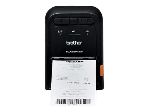 BROTHER RuggedJet RJ-2035B Εκτυπωτής αποδείξεων άμεσης θερμικής εκτύπωσης, ρολό 57mm 203dpi 101.6mm/sec USB 2.0 NFC Bluetooth 5.0 - 1