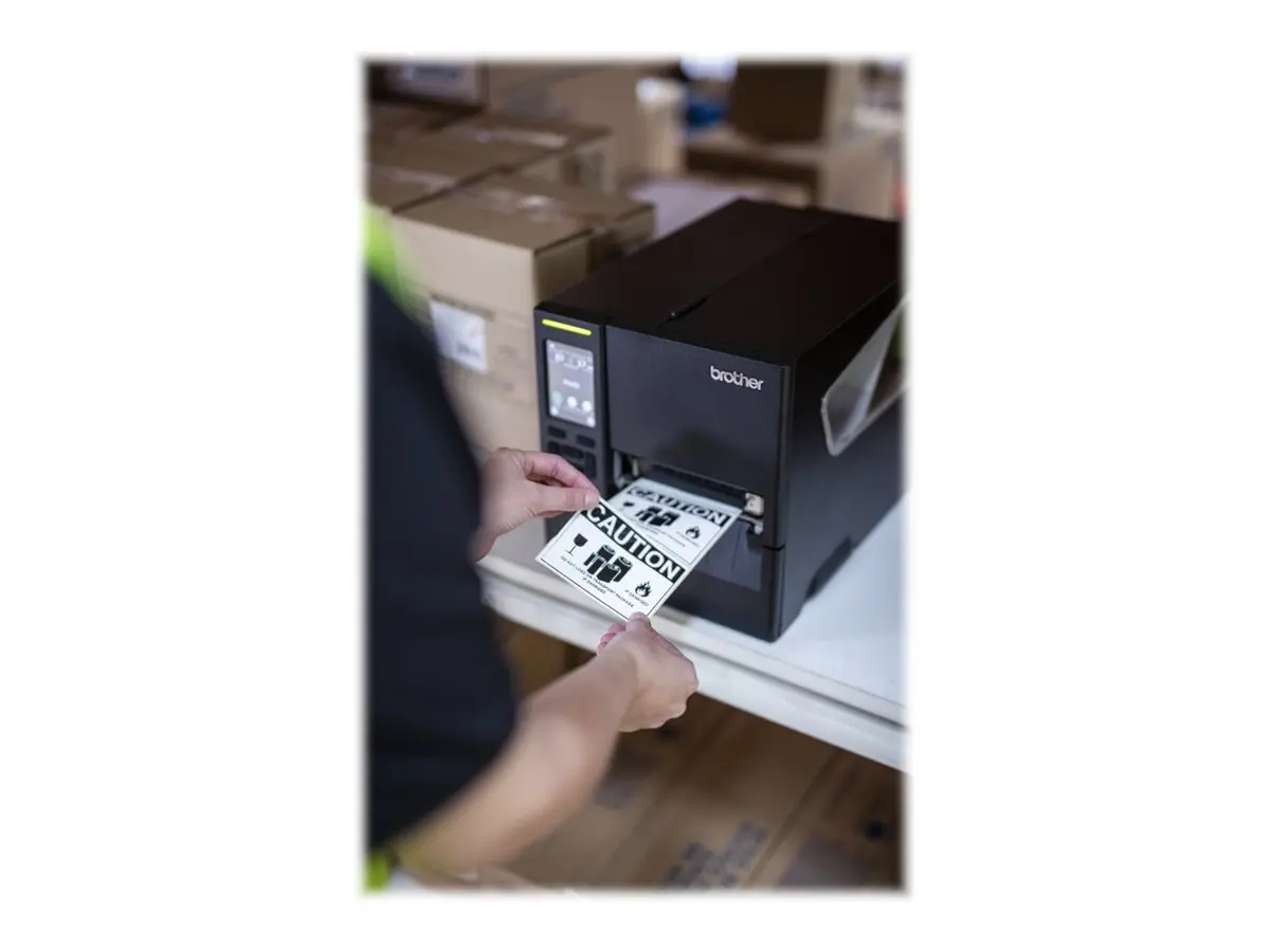 BROTHER Titan Industrial Printer TJ-4021TN Label printer direct thermal 12cm 203dpi 254mm/sec USB 2.0 LAN serial USB host - image 3