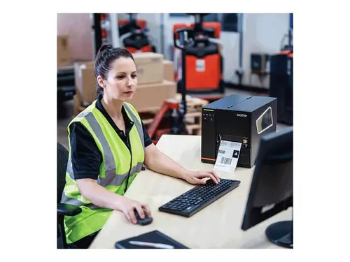 BROTHER Titan Industrial Printer TJ-4420TN Label printer direct thermal 114mm 203dpi 356mm/sec USB 2.0 LAN serial USB host - image 2