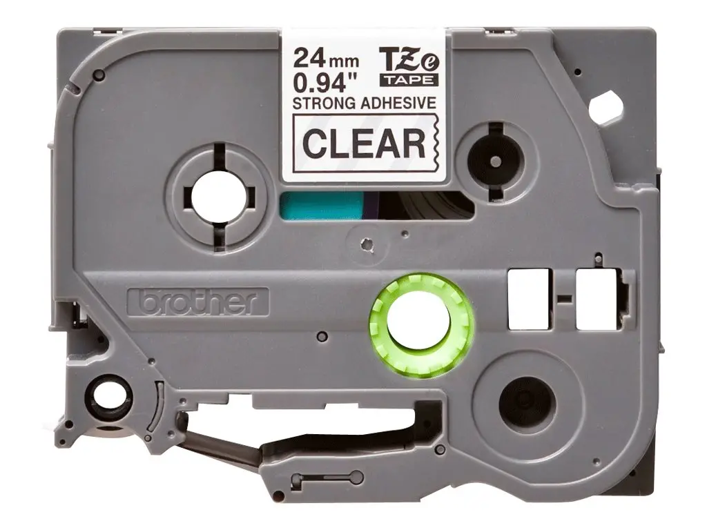 BROTHER TZES151 24mm ΜΑΥΡΟ ΣΕ ΔΙΑΦΑΝΗ ΑΥΤΟΚΟΛΛΗΤΗ ΤΑΙΝΙΑ