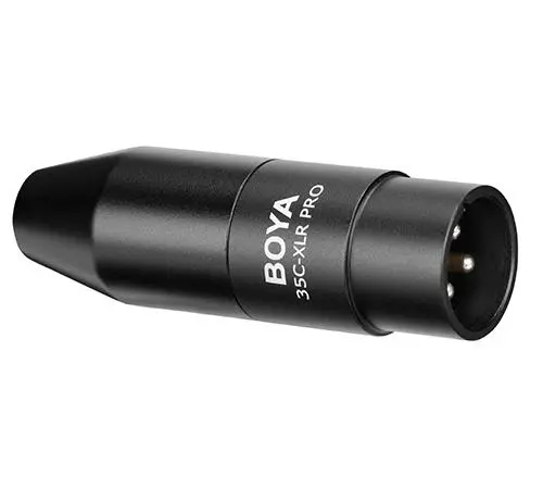 Μετατροπέας BOYA 3.5mm TRS σε XLR, 12-48V Phantom Power 35C-XLR Pro - 2
