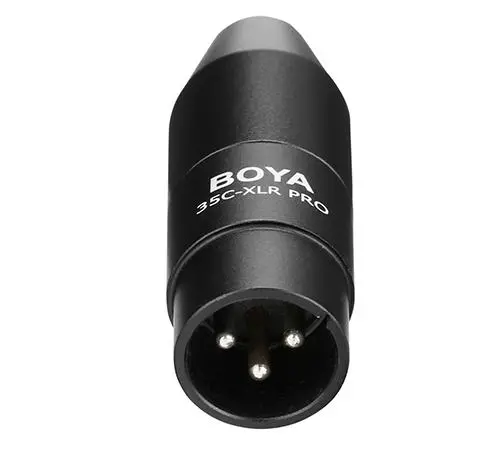 Μετατροπέας BOYA 3.5mm TRS σε XLR, 12-48V Phantom Power 35C-XLR Pro - 4