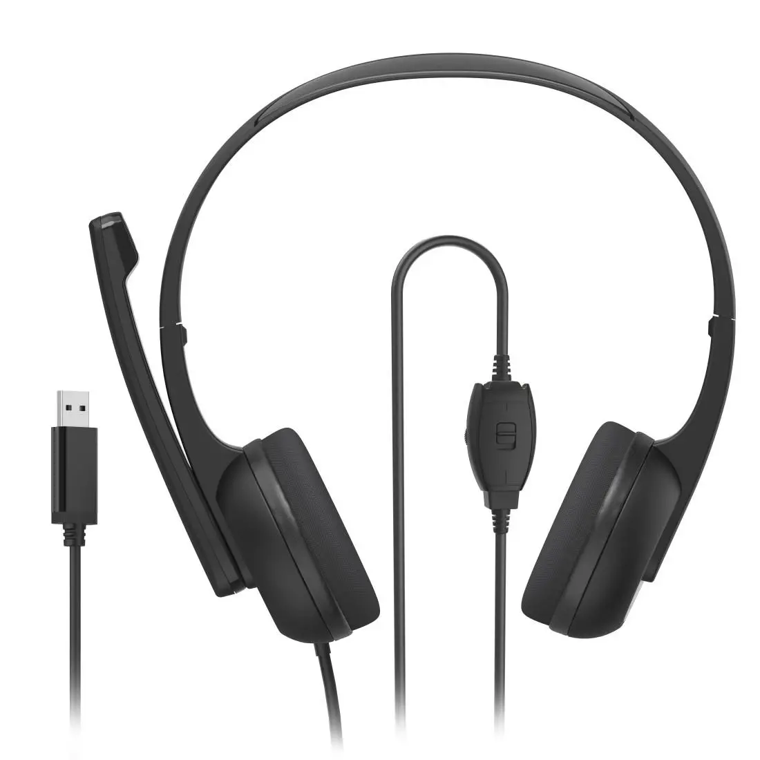 HAMA "HS-USB250 V2" PC Office слушалки, 139934 - image 2