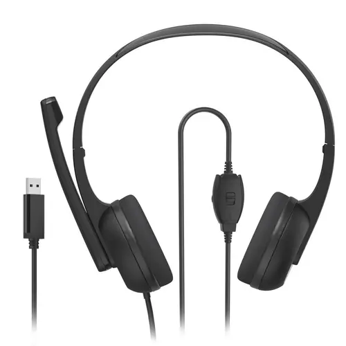 HAMA "HS-USB250 V2" PC Office слушалки, 139934 - image 2