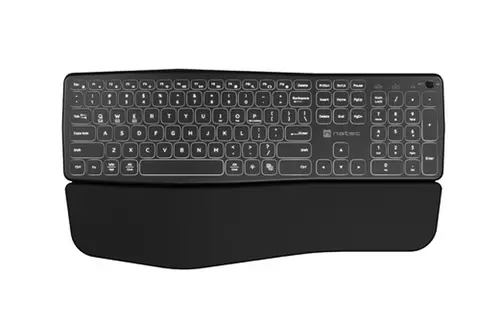 Клавиатура, Natec wireless bluetooth keyboard PORIFERA x-scissors, backlit ergonomic us layout
