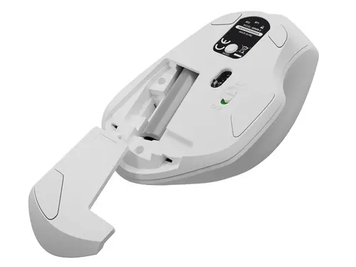 Мишка, Natec Mouse Siskin Wireless 1600DPI 2.4GHz + Bluetooth 5.0 Optical White - image 3