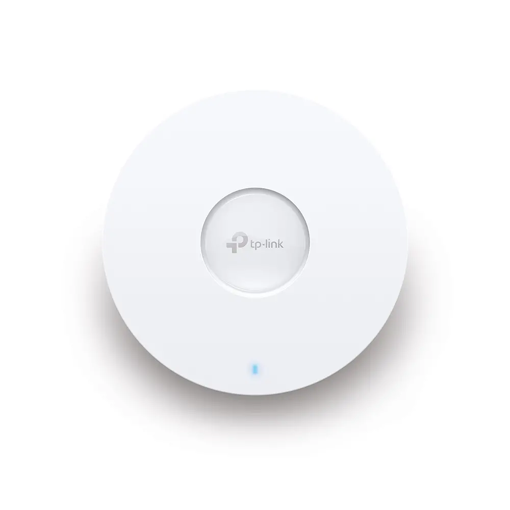 TP-Link EAP610 AX1800 Wireless Dual Band Ceiling Mount Access Point, 574Mbps (2.4 GHz) + 1201 Mbps (5 GHz), 1 x G RJ45 port, 802.3at POE and 12V DC, 4×Internal Antennas, MU-MIMO, Seamless Roaming, Band Steering, Beamforming, Load Balance, Omada APP