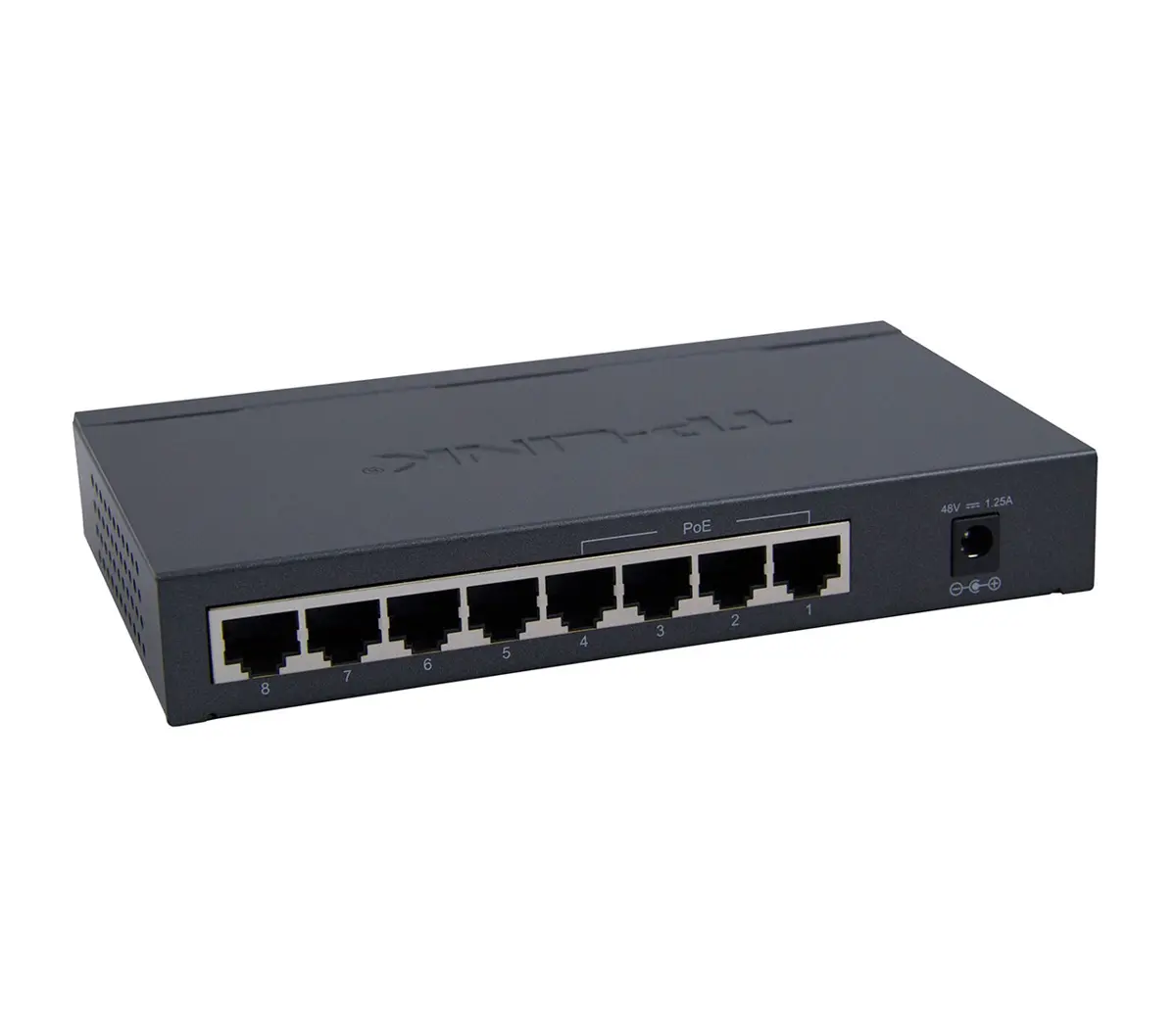 TP-Link TL-SG1008P Επιτραπέζιο Switch Gigabit 8 θυρών με 4 θύρες PoE+, τροφοδοτικό PoE 64W, υποστηρίζει ισχύ PoE έως 30 W για κάθε θύρα PoE - image 3