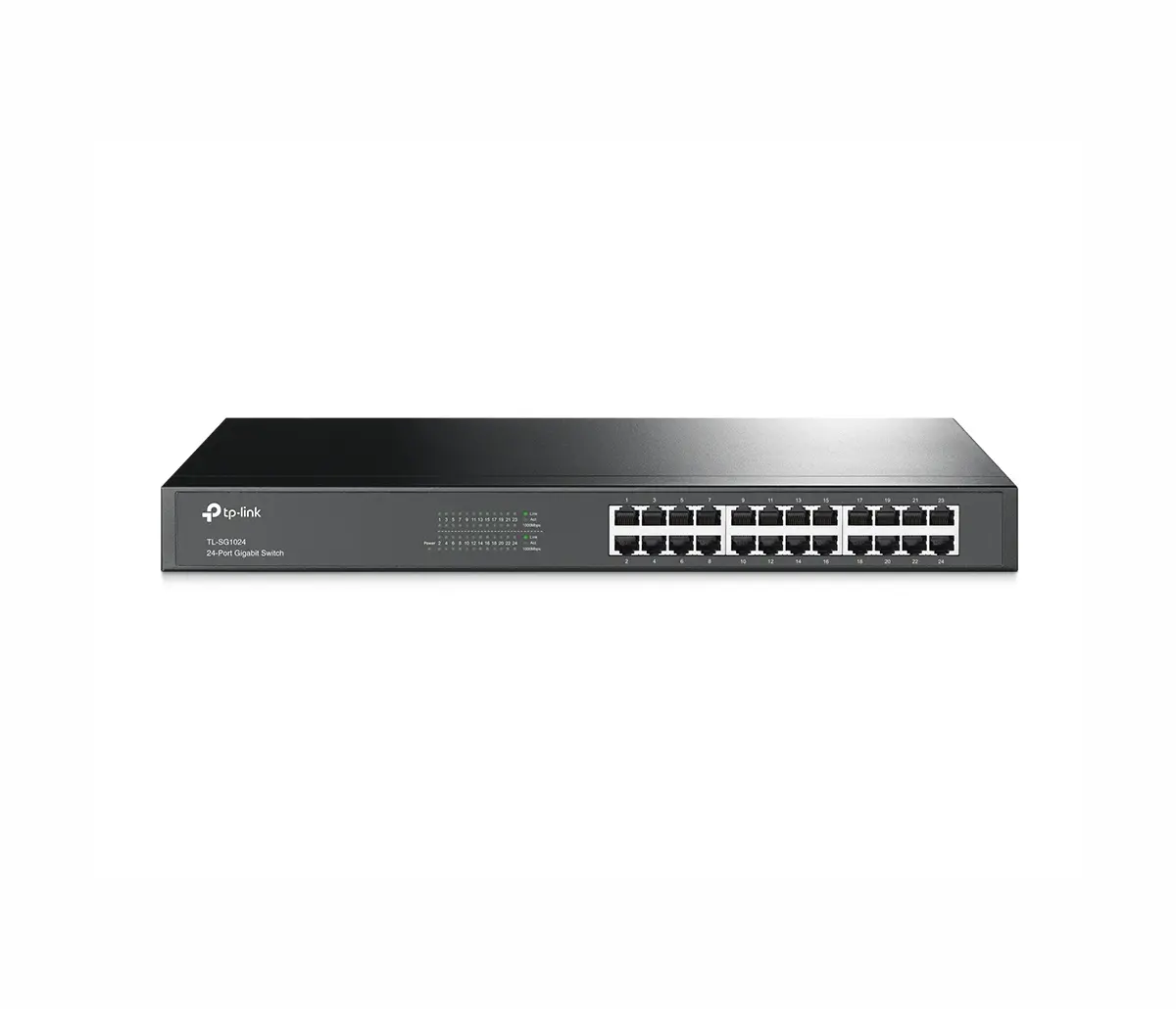 Switch TP-Link TL-SG1024, 24 ports 24 x 10/100/1000Mbps RJ45 ports, Rackmount, MDI/MDI-X switch, Unmanaged