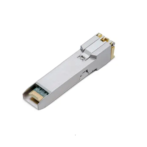 10GBASE-T RJ45 SFP+ ModuleSPEC: 10Gbps RJ45 Copper Transceiver, Plug and Play with SFP+ Slot, Support DDM (Temperature and Voltage), Up to 30 m Distance (Cat6a or above) - image 1