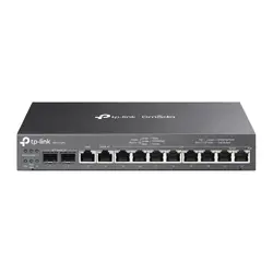 TP-Link ER7212PC Omada Gigabit VPN Router with PoE+ Ports and Controller Ability, 2× G SFP WAN/LAN Port, 1× G RJ45 WAN Port, 1× G RJ45 WAN/LAN Ports, 8× G PoE+ RJ45 LAN ports, 802.3at/af, 110 W PoE Power, 3-in-1 (Router, PoE+ Switch, Controller)