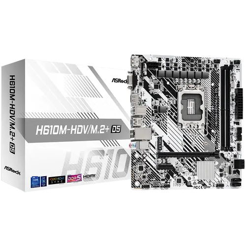 ASROCK H610M-HDV/M.2+ D5 mATX LGA1700 DDR5