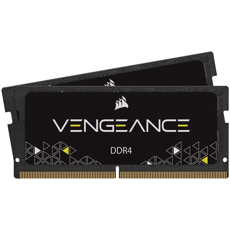 CORSAIR DDR4 3200MHz 16GB 2x8GB SODIMM Unbuffered 18-20-20-38 Black PCB 1.2V Intel Core i7 and AMD Ryzen 4000 Series notebooks