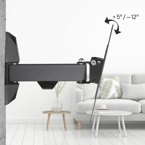 Επιτοίχια βάση τηλεόρασης, Fullmotion, 122cm, 48", 220821 - 17