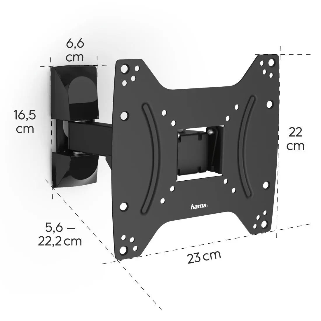 Suport de perete pentru TV, Fullmotion, 122cm, 48", 220821 - image 18