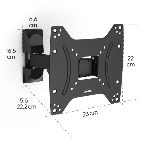Suport de perete pentru TV, Fullmotion, 122cm, 48", 220821 - 19