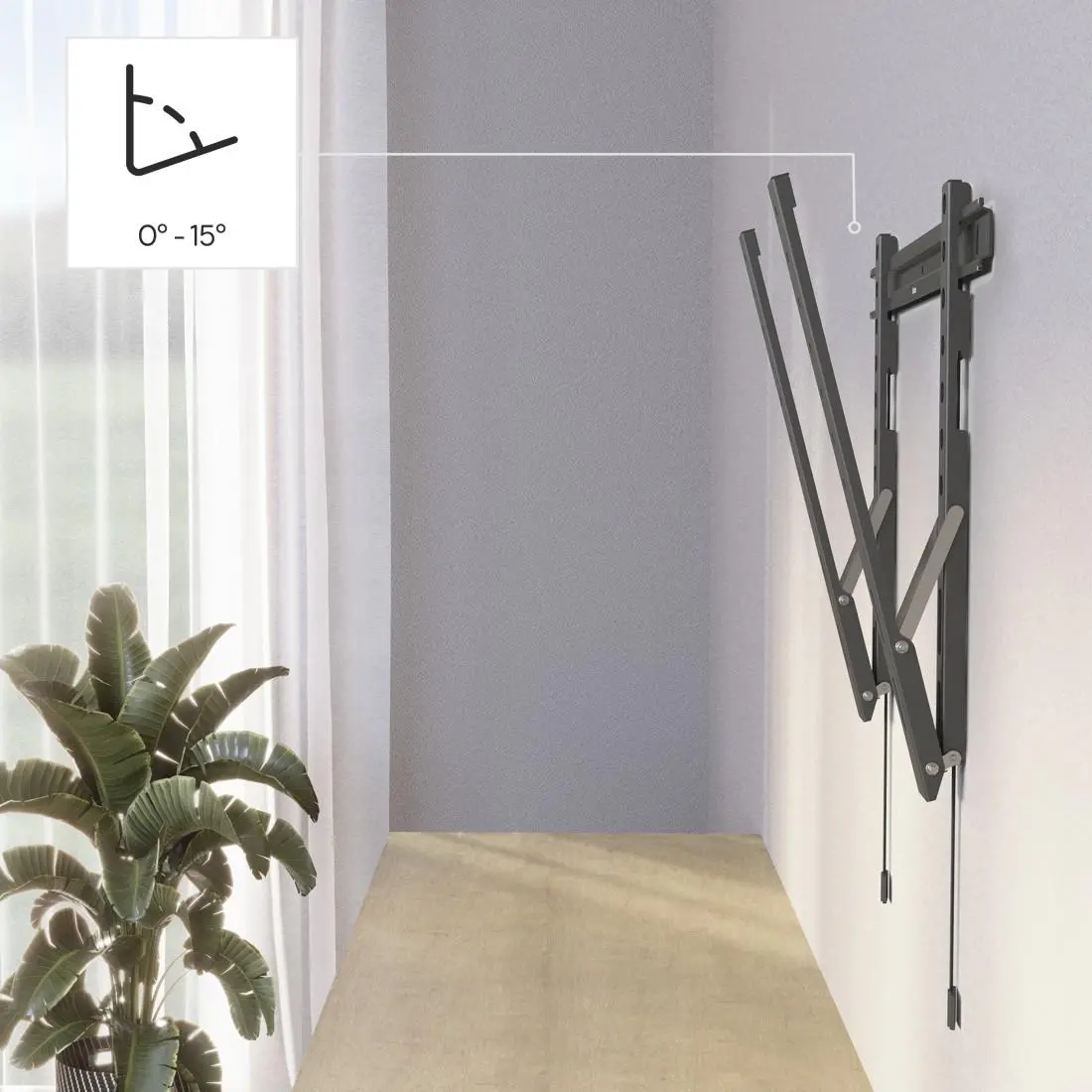 Επιτοίχια βάση τηλεόρασης Hama TILT "Ultraslim", 229 εκ. (90"), 220846 - image 7
