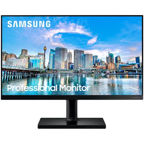 Monitor LED Samsung LF27T450FQRXEN T45F, 27" FHD FLAT 16:9 (1920x1080) IPS 75Hz, 250 cd/㎡, 1000:1, 5ms, 178/178, FS, 1xDP 2xHDMI, 2xUSB 2.0, 3.5 Jack, Tilt/Pivot/Swivel/HeightAdj (130mm), VESA 100x100, 3Y