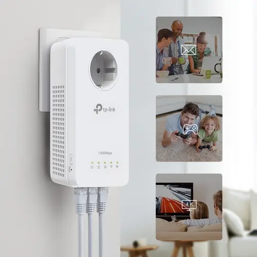 Προσαρμογέας PowerLine TP-Link TL-WPA8631P WiFi Kit - 5