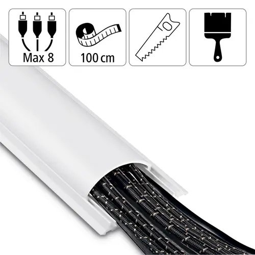 Канал PVC за скриване на кабел-100х7х2,1 см, 220894 - image 6