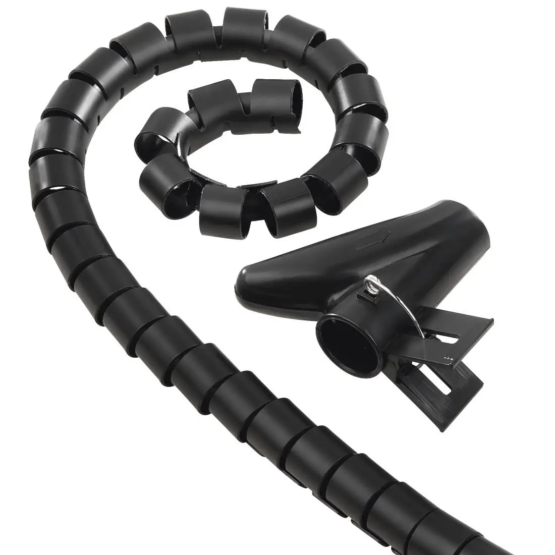 Spirală protectoare pentru cabluri neagră Easy Cover 2.5 m x 20 mm, 220996