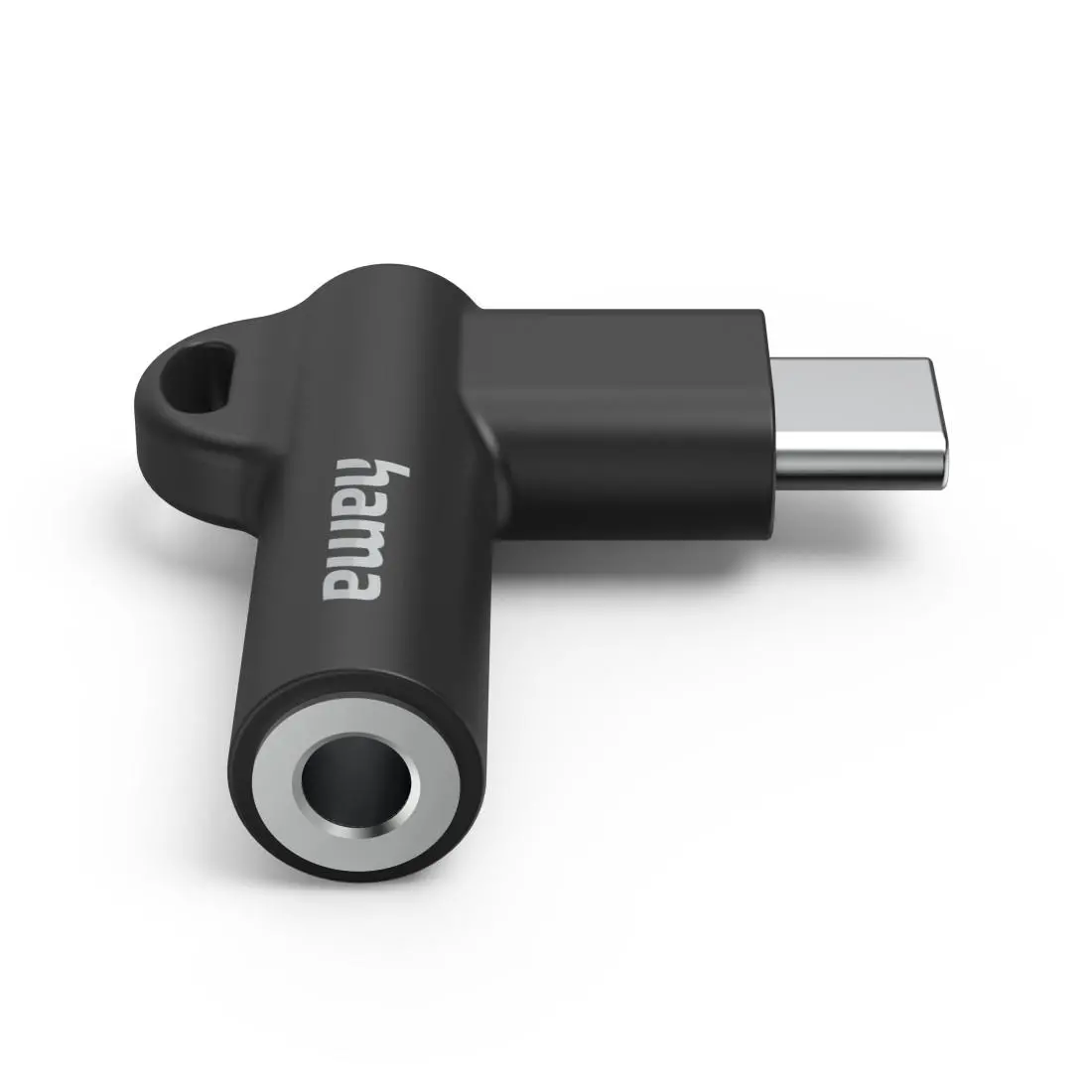 Adaptor Hama, USB-C – jack 3,5 mm, Aux, 90°, 201701