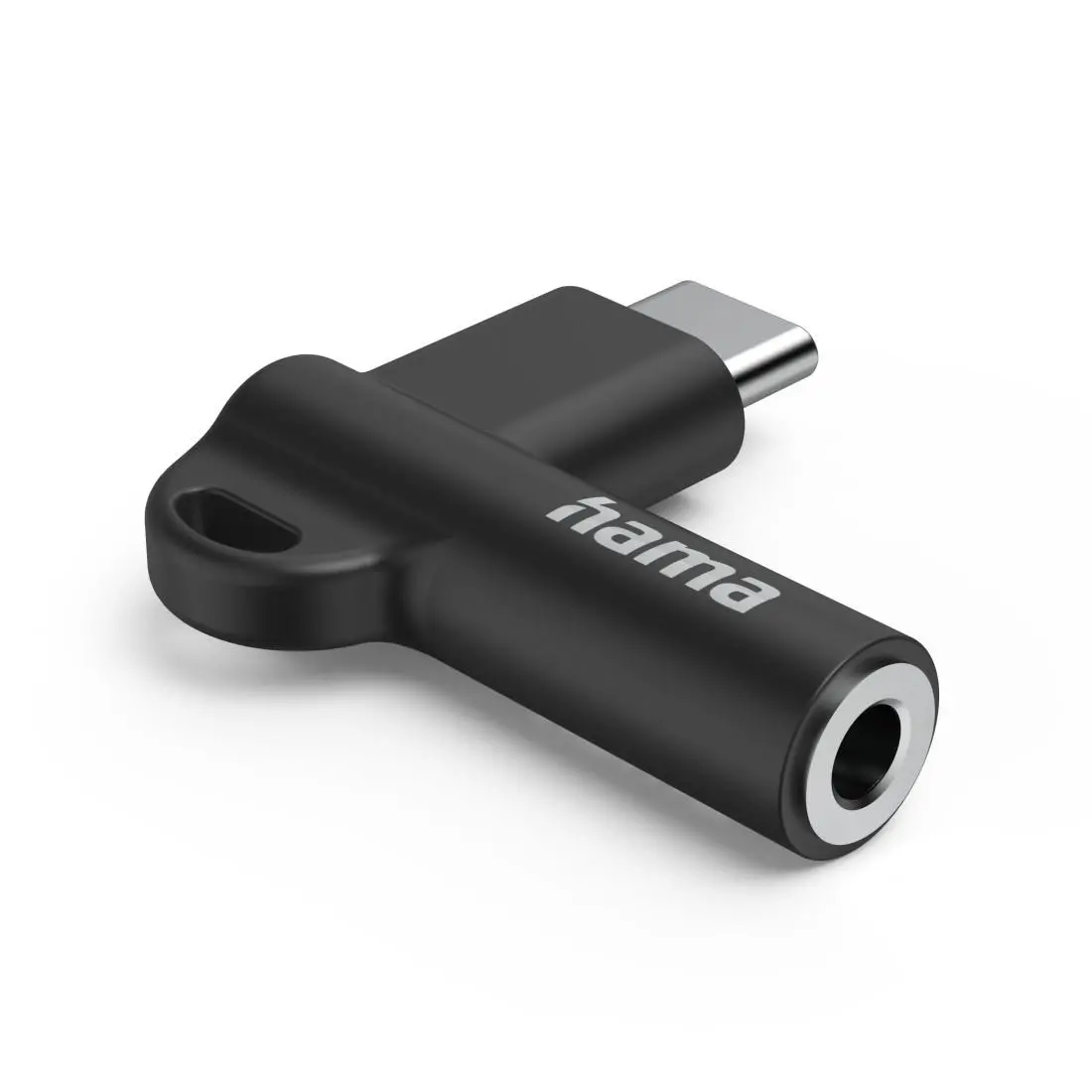 Adaptor Hama, USB-C – jack 3,5 mm, Aux, 90°, 201701 - image 1