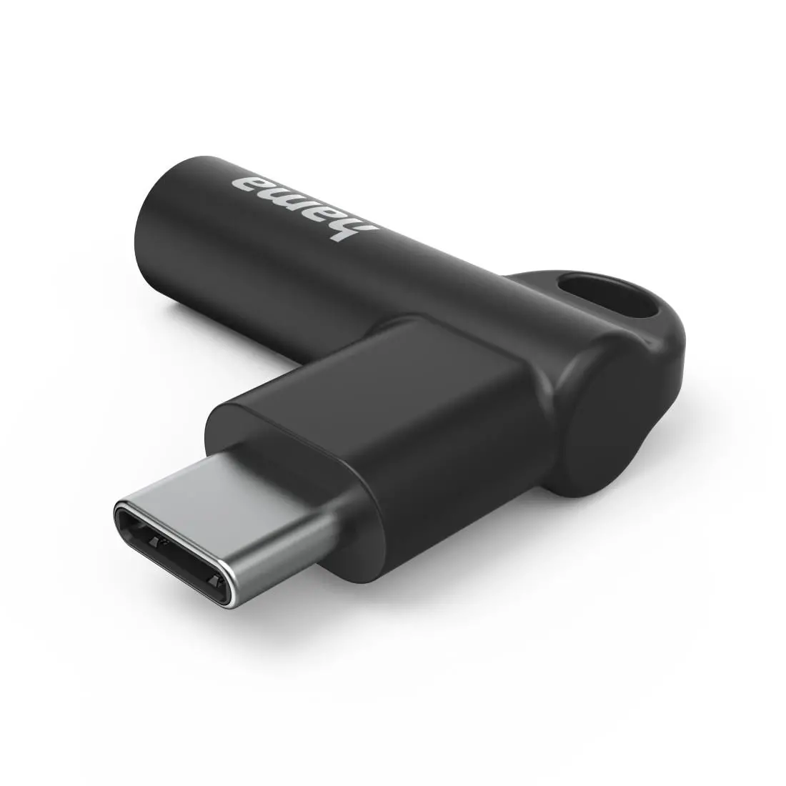 Adaptor Hama, USB-C – jack 3,5 mm, Aux, 90°, 201701 - image 2