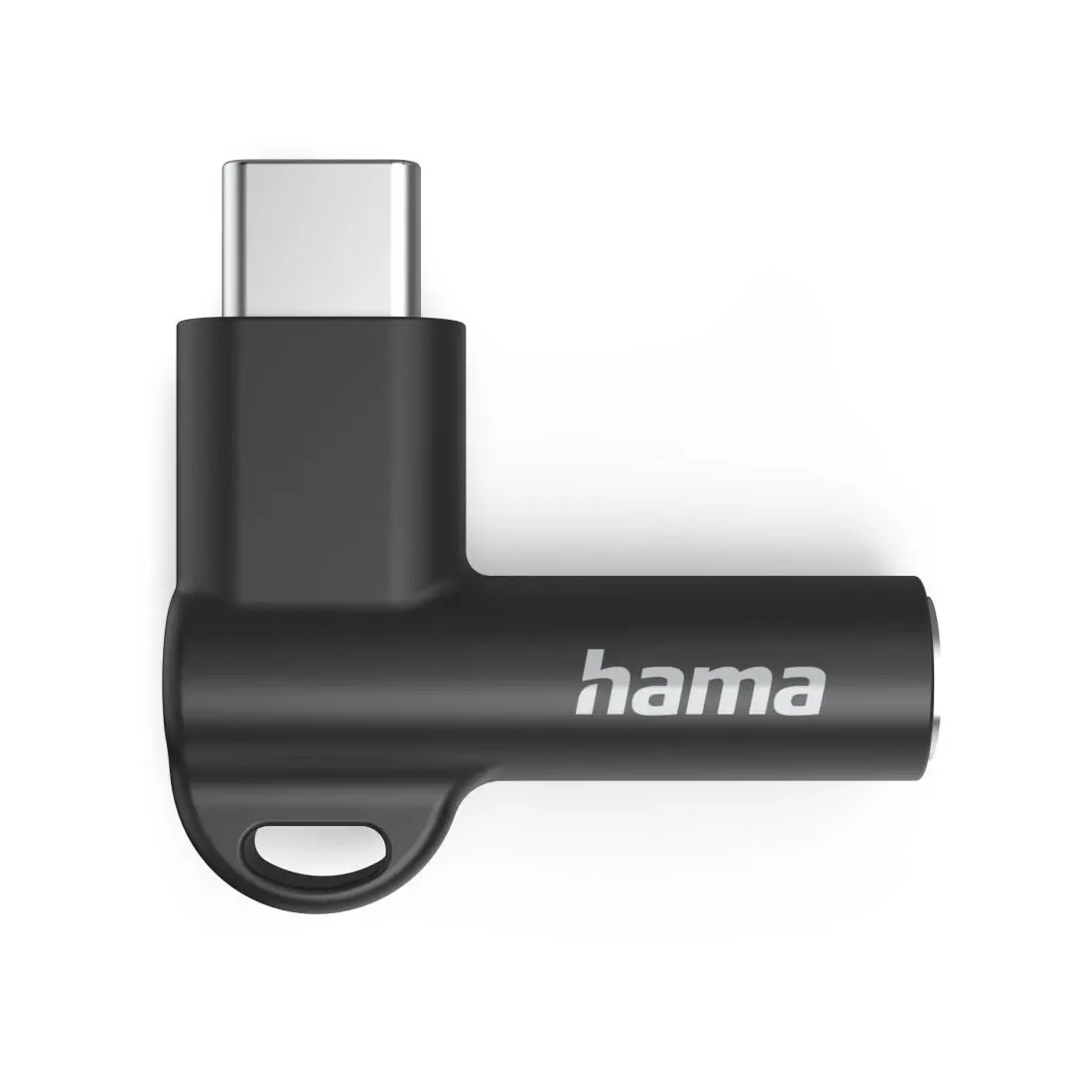 Adaptor Hama, USB-C – jack 3,5 mm, Aux, 90°, 201701 - image 3