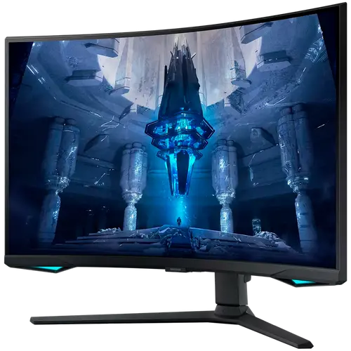 Monitor LED Samsung LS32BG750NPXEN Odyssey G75NB, 32" UHD Curved 1000R 16:9 (3840x2160) VA 165Hz, 350 cd/㎡, 1m:1, Q HDR 2000, 1ms (GTG), 178/178, FreeSync PP, 1xDP 2xHDMI, 2xUSB 3.0 , 3.5 Jack, Tilt/Pivot/Swivel/HeightAdj (120mm), VESA 100x100, 3Y - image 1