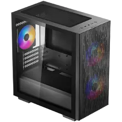 DeepCool MATREXX 40 3FS MATX Case, Mini-ITX / Micro-ATX , 1xUSB2.0, 1xUSB3.0, 1xAudio, 120mm pre-installed fan,ABS+SPCC+Tempered Glass, Mesh Panel DP-MATX-MATREXX40-3FS