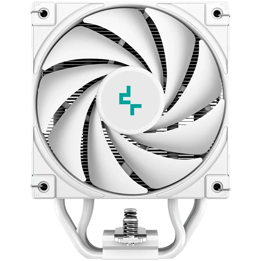DeepCool AK500S Digital WH, CPU Air Cooler, 1x120mm FK120 PWM FDB Fan, ARGB, Digital Display, White, TDP 240W, 5 Heatpipes, Fluid Dynamic Bearing, LGA1700/1200/1151/1150/1155, AMD AM5/AM4,125×96×160 mm(L×W×H), 3Y, R-AK500S-WHADMN-G