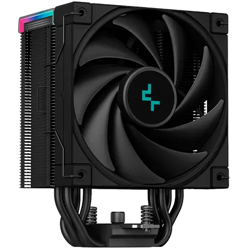DeepCool AK500S Digital, CPU Air Cooler, 1x120mm FK120 PWM FDB Fan, ARGB, Digital Display, TDP 240W, 5 Heatpipes, Fluid Dynamic Bearing, LGA1700/1200/1151/1150/1155, AMD AM5/AM4, 125×96×160 mm(LxWxH), 3Y,R-AK500S-BKADMN-G