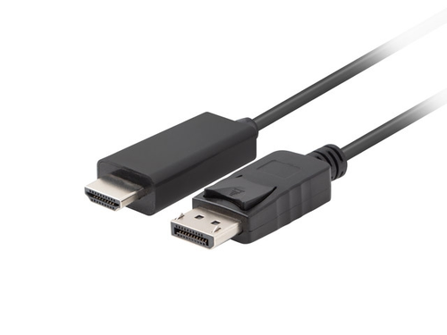 Кабел, Lanberg display port (M) V1.1 -> HDMI (M) cable 1.8, black