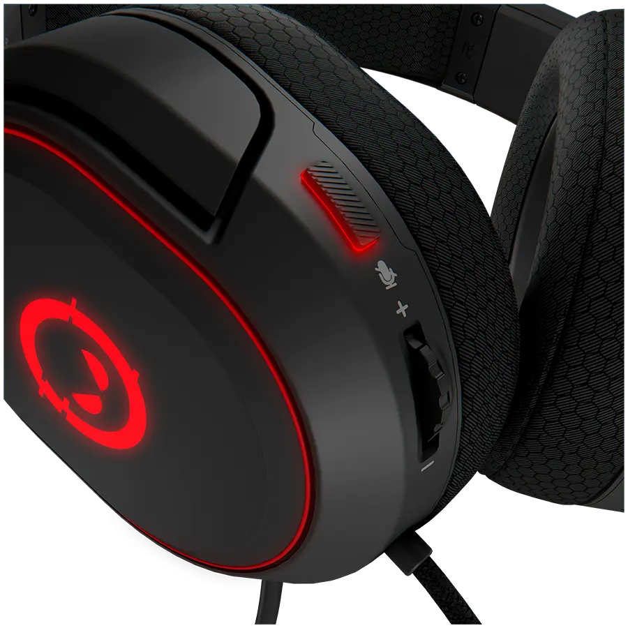 LORGAR Gaming Ακουστικά Kaya 460 USB RGB Μαύρα - image 4