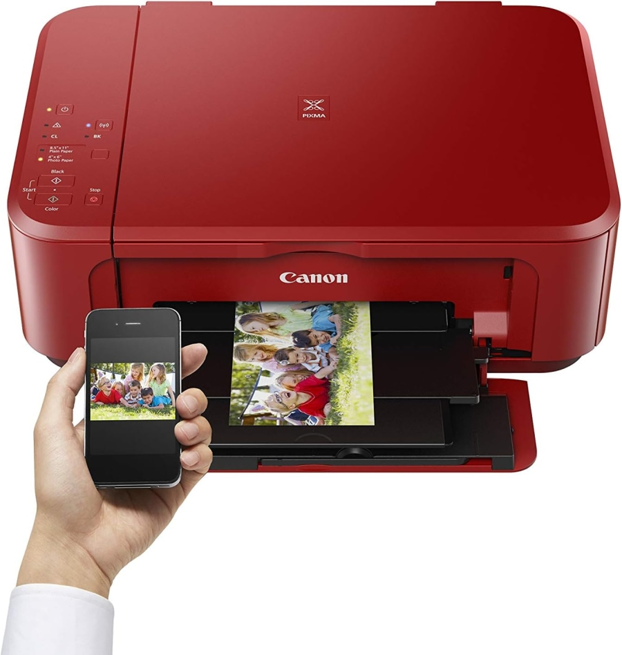 Мастилоструйно многофункционално устройство, Canon PIXMA MG3650S All-In-One, Red - image 2