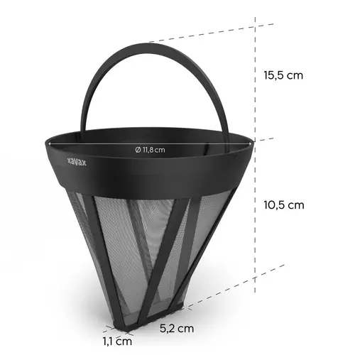 Xavax filtru pentru aparate de cafea, filtru de cafea de rezervă pentru mărimea 4, 111263 - 6