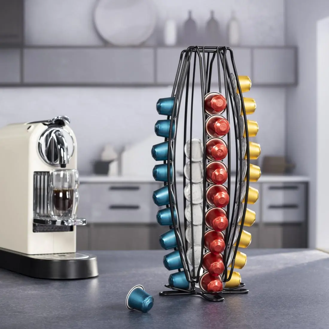 XAVAX Стойка за кафе капсули за Nespresso, за 40 капсули, 111265 - image 3