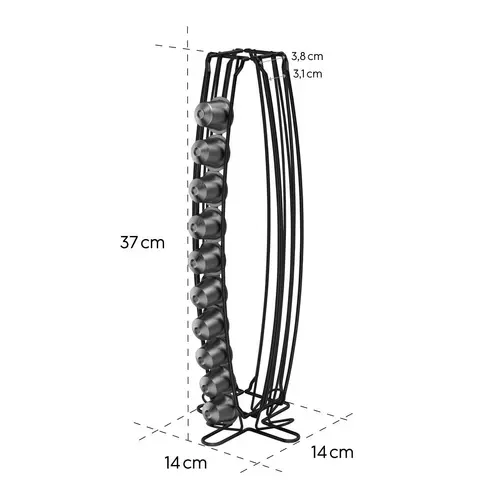 XAVAX Стойка за кафе капсули за Nespresso, за 40 капсули, 111265 - image 6