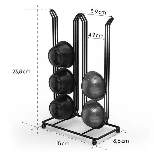 XAVAX Βάση για κάψουλες καφέ Dolce Gusto, Nespresso Vertuo, 16 κάψουλες, 111266 - 8