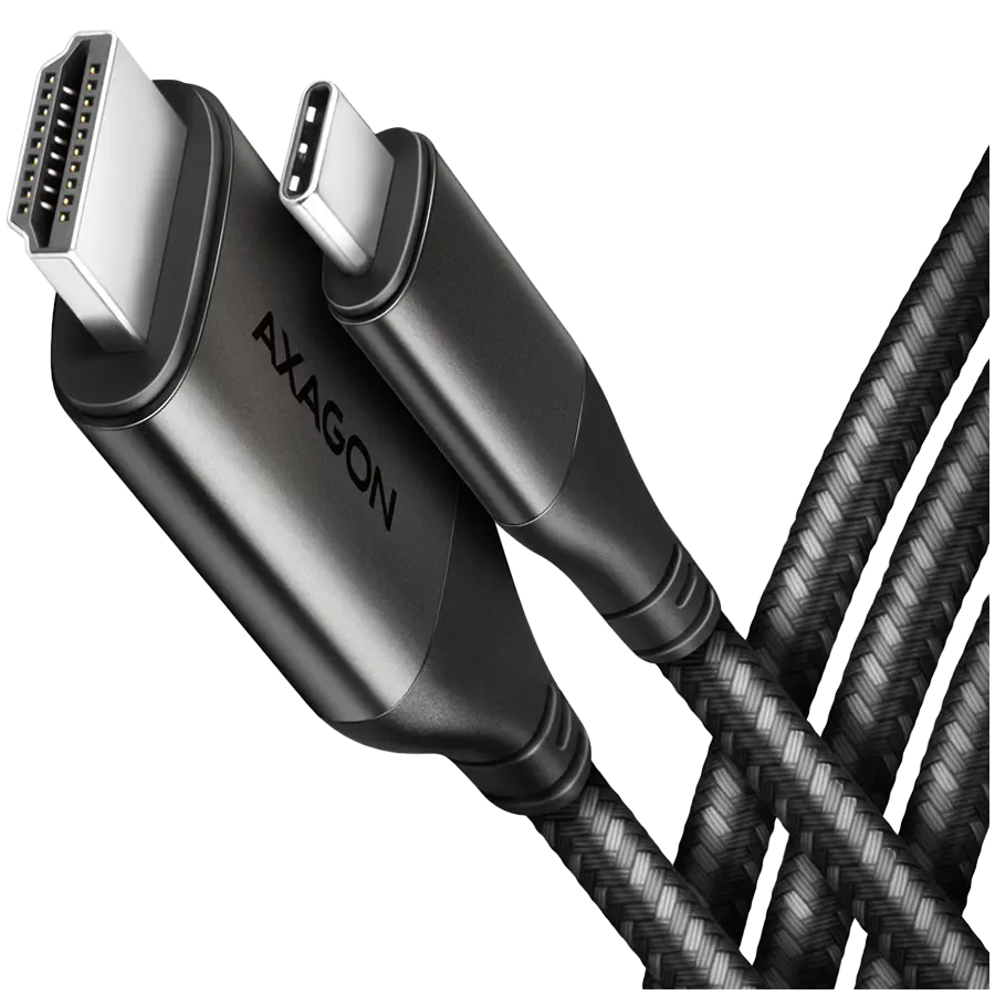 AXAGON RVC-HI2MC Αντάπτορας USB-C -> HDMI 2.0 4K/60Hz Αλουμινίου, καλώδιο 1,8m