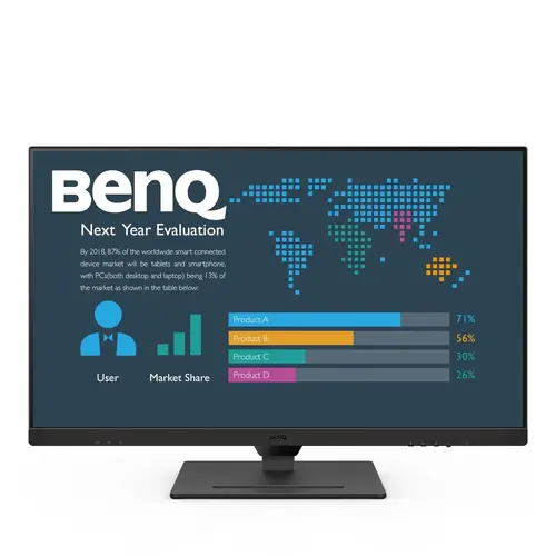 Монитор, BenQ BL3290QT 32" IPS, 5ms, QHD 2560x1440, 75Hz, 99% sRGB, Eye Rem.,Eye-CareU, Flicker-free, LBL, B.I. Gen2, ePaper, 1000:1, 20M:1 DCR, 8 bit, 350cd/m2, HDMI, DP, USB-C 60W, Daisy Chain, 3xUSB 3.2, 2Wx2, HAdj.110mm, Headph.jack, Line In,Tilt, VESA, Black - image 1