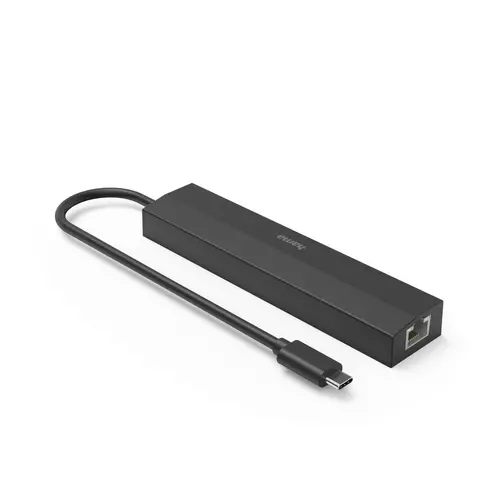 USB-C хъб HAMA, мултипорт, 6 порта, 3 x USB-A, USB-C, HDMI, LAN/Ethernet - image 4