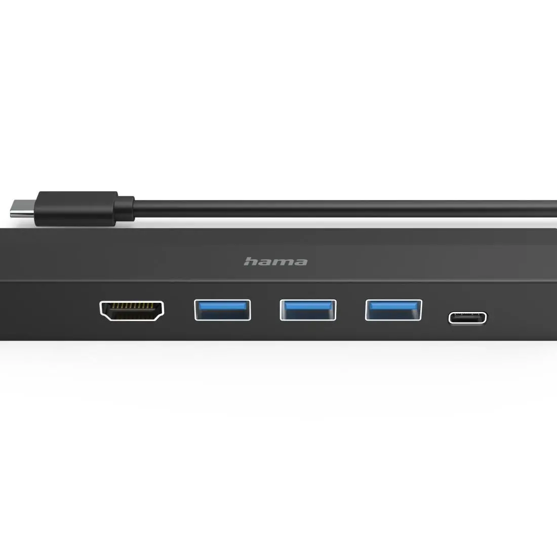 Hub USB-C HAMA, multiport, 6 porturi, 3 x USB-A, USB-C, HDMI, LAN/Ethernet - image 8