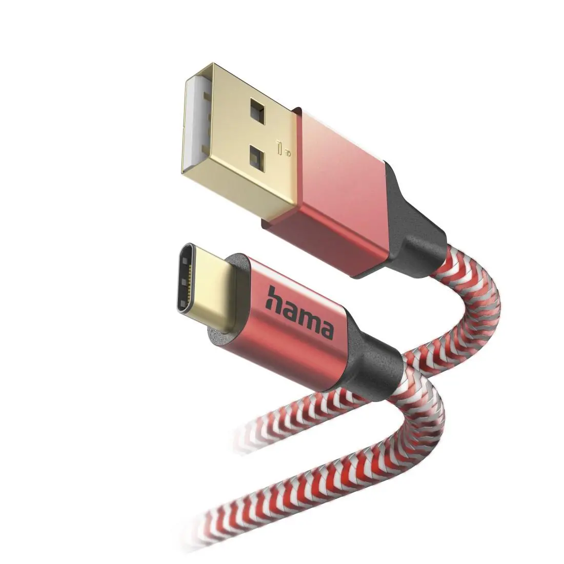 Кабел за зареждане "Reflective" USB-A - USB-C, 201559 - image 1