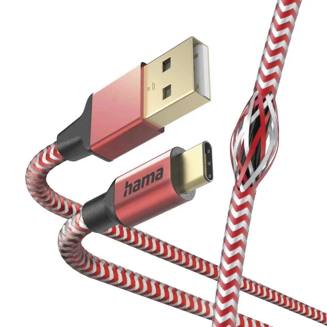 Кабел за зареждане "Reflective" USB-A - USB-C, 201559 - image 3