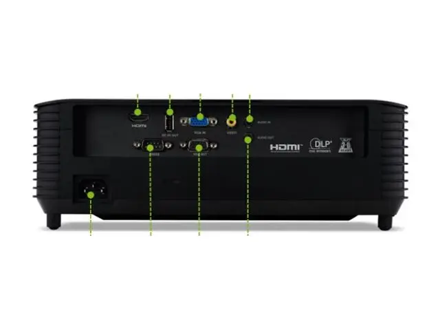 Προβολέας πολυμέσων, Acer Projector X129H, DLP, XGA (1024x768), 4800 ANSI Lumens, 20 000:1, 1.1x, 3D ready, HDMI 1.4, VGA, DC Out (5V/2A, USB-A), RCA - image 3