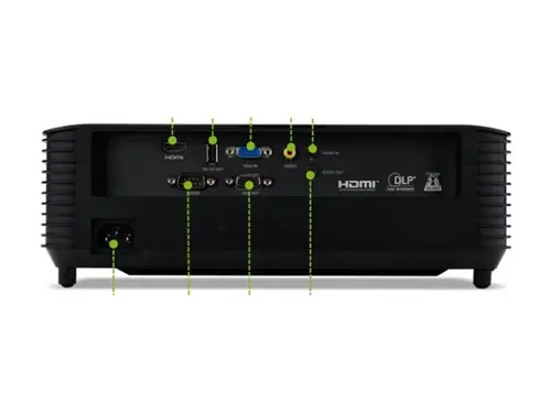 Proiector multimedia, Acer Projector X129H, DLP, XGA (1024x768), 4800 ANSI Lumens, 20 000:1, 1.1x, 3D ready, HDMI 1.4, VGA, DC Out (5V/2A, USB-A) - 4