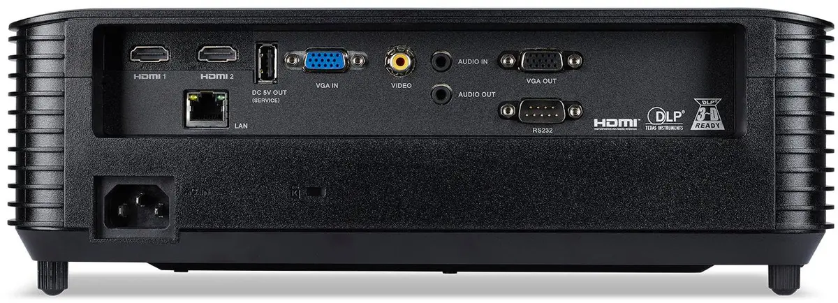 Proiector multimedia, Acer Projector X1328WHn, DLP, WXGA (1280x 800), 5000 ANSI Lumens, 20 000:1, 1.1x, 3D ready, HDMI 1.4x2, VGA in/out, DC Out - image 3