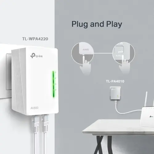 Αντάπτορας PowerLine TP-Link TL-WPA4220 Starter Kit - 4